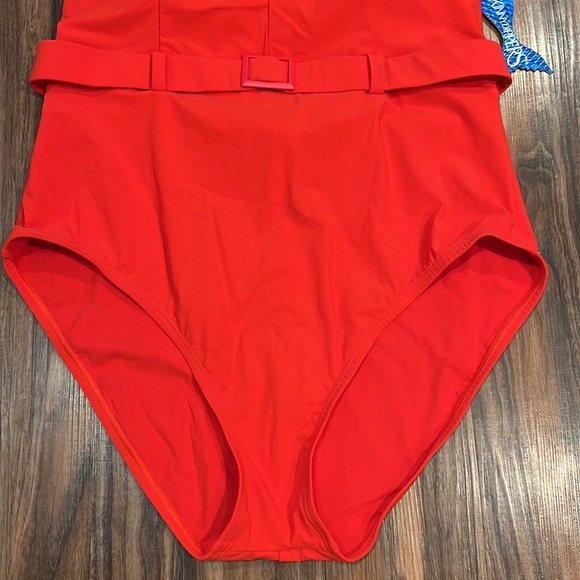Skinnydippers Ruffle Plunge One Piece - Picture 7 of 16